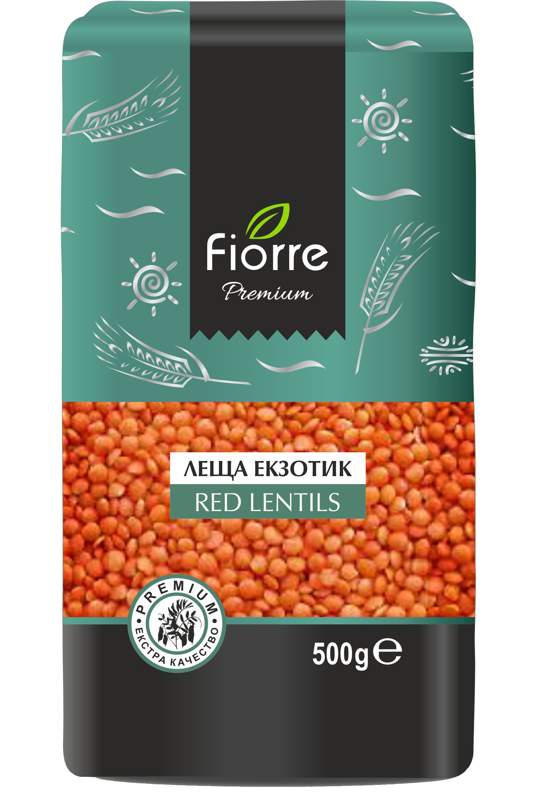 Червена леща Fiorre 0.5 кг